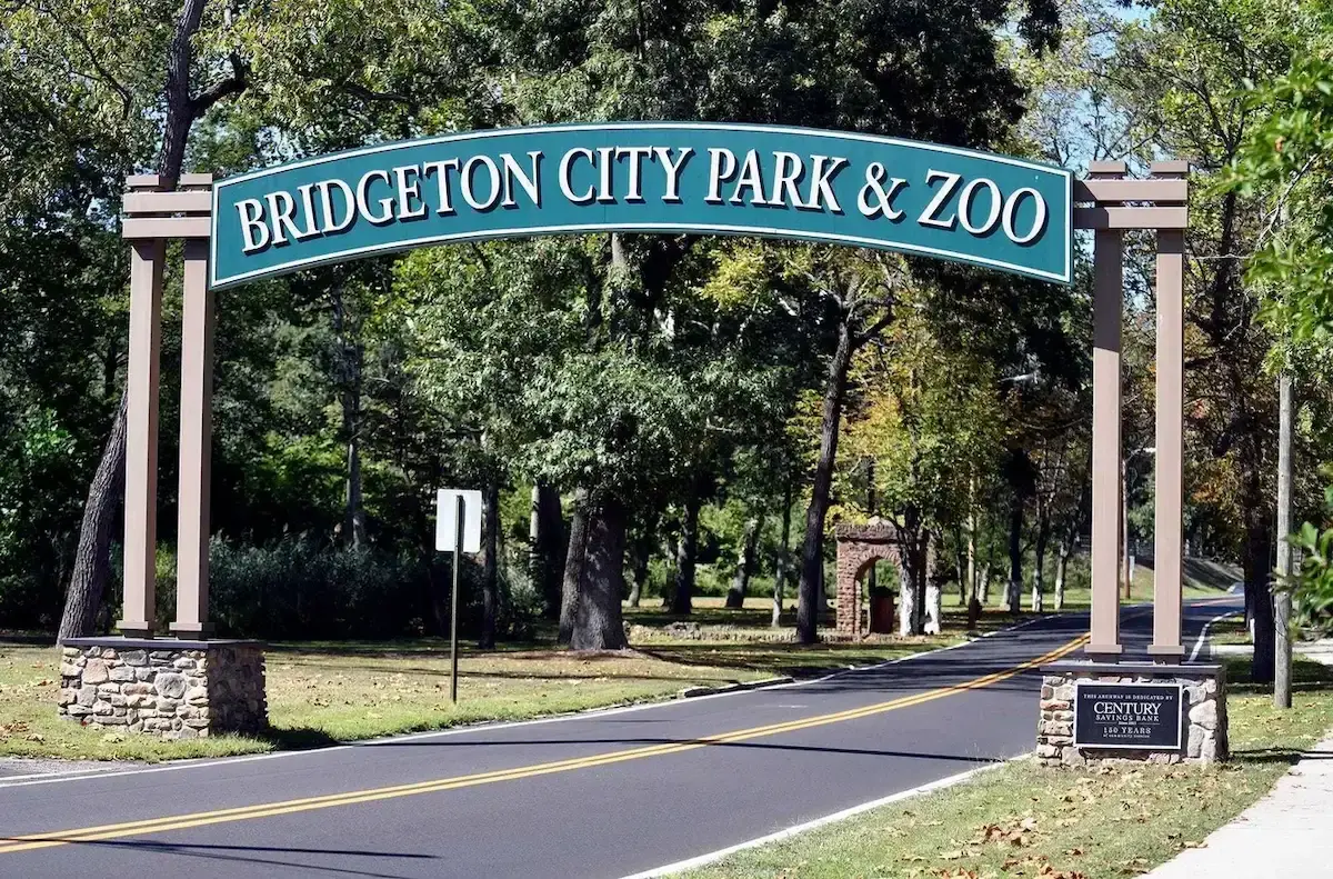 Bridgeton City Park and Zoo, representing the local service area for Jimenez Sisters Cleaning Services